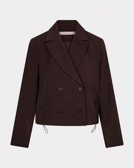 Cropped Blazer - Cacao