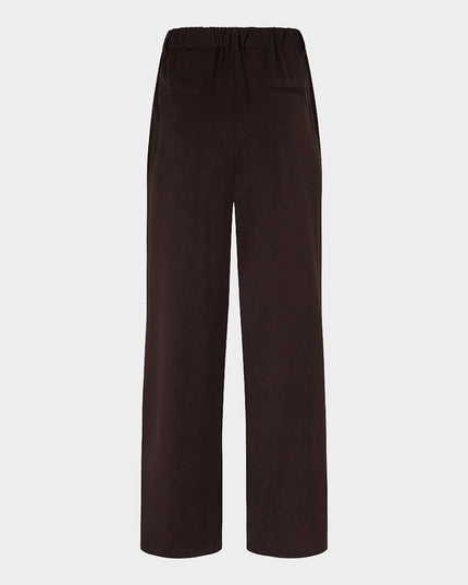 Wide Leg Trouser - Cacao