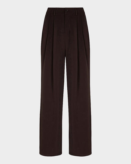 Wide Leg Trouser - Cacao