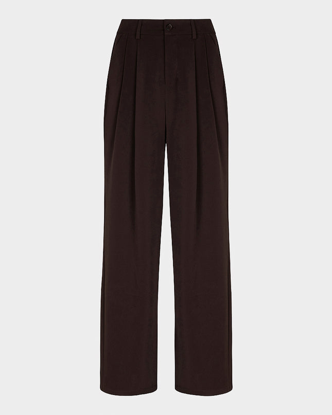 Wide Leg Trouser - Cacao