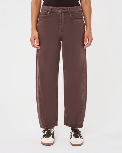 Barrel Leg Jean - Cacao