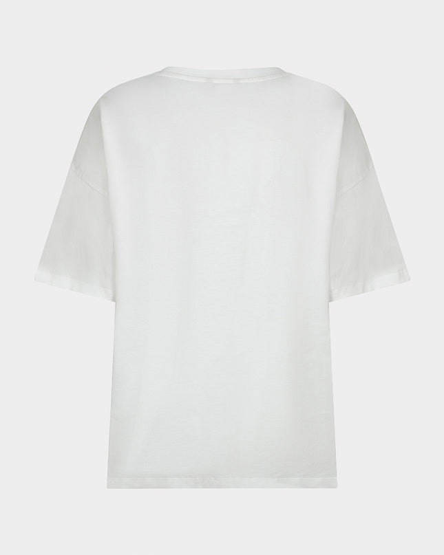 'Forms' Foiled T-Shirt - Cacao