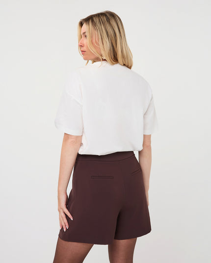 'Forms' Foiled T-Shirt - Cacao