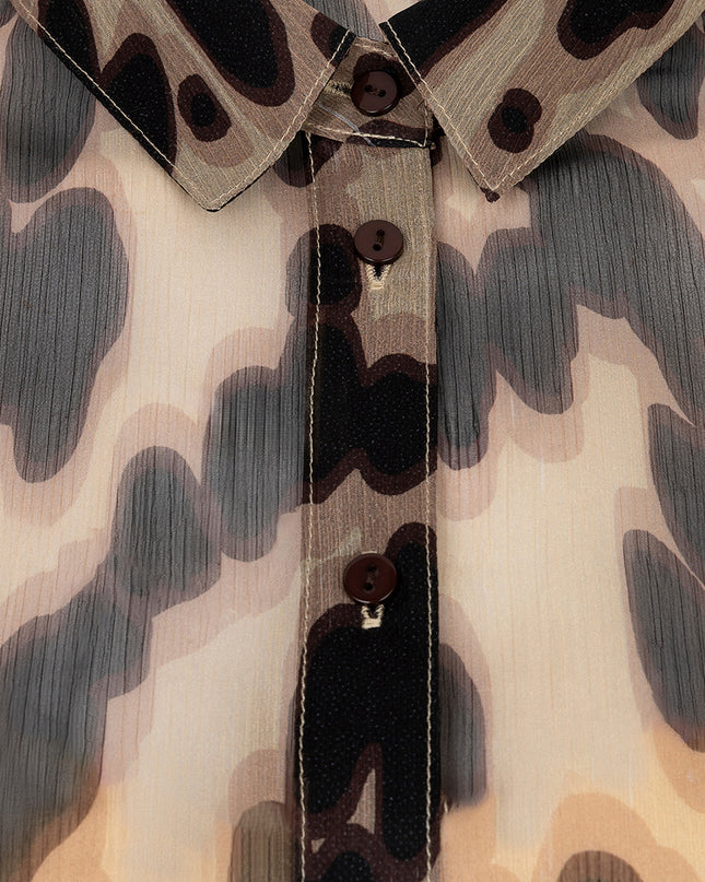 'Embrace' Animal Print Blouse