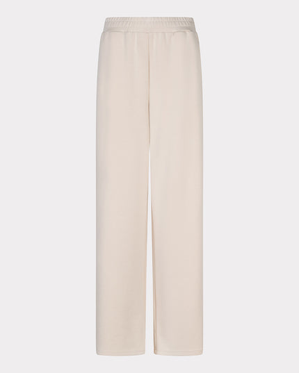 EsQualo Wide Stripe Modal Trouser - Natural