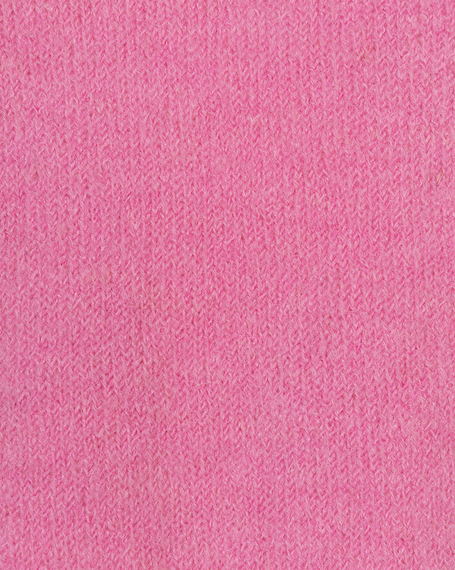 EsQualo Oversized V-Neck Sweater - Rose