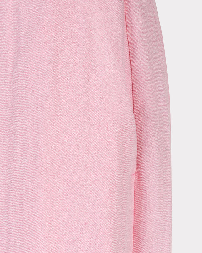 EsQualo Wide Leg Twill Trousers - Romantic Rose