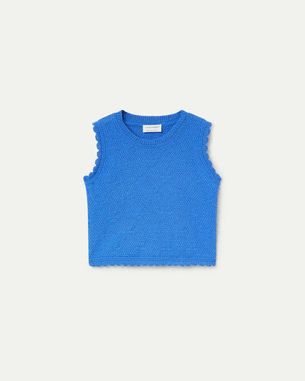 Lacie Knit Tank Top - Blue