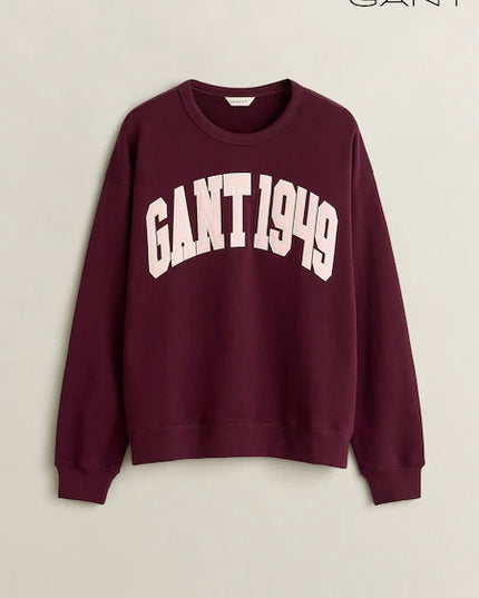 GANT Graphic Sweatshirt - Darkened Wine