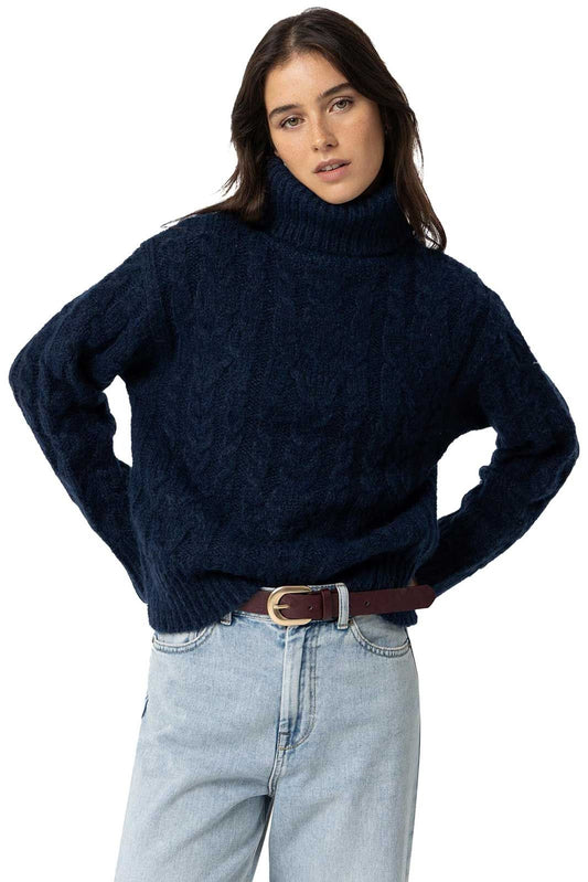 ‘Merope’ Braided Effect Knit Sweater