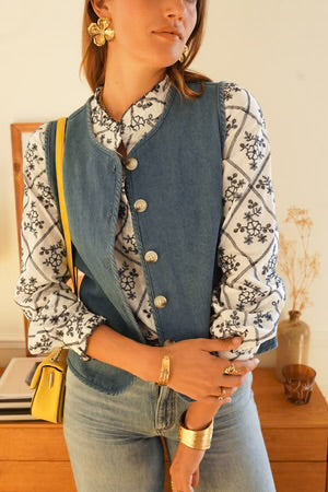 Juliette Denim Gilet