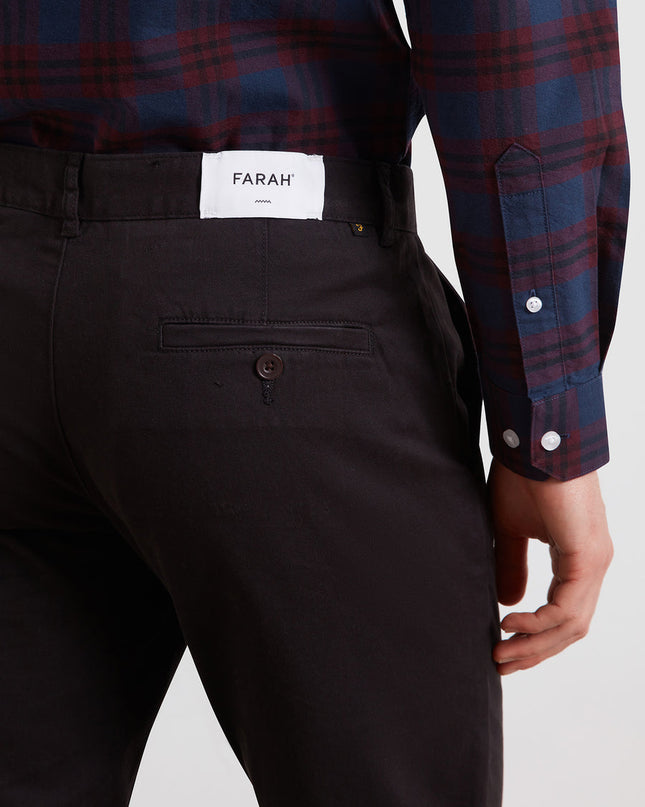 Elm Slim Fit Chinos In Black