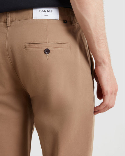 Elm Slim Fit Chinos In Beige