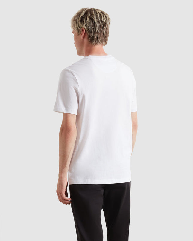 Danny Regular Fit Organic Cotton T-Shirt In White