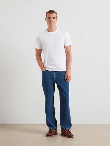 Danny Regular Fit Organic Cotton T-Shirt In White