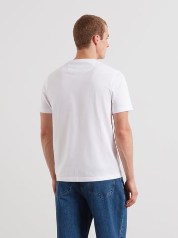 Danny Regular Fit Organic Cotton T-Shirt In White