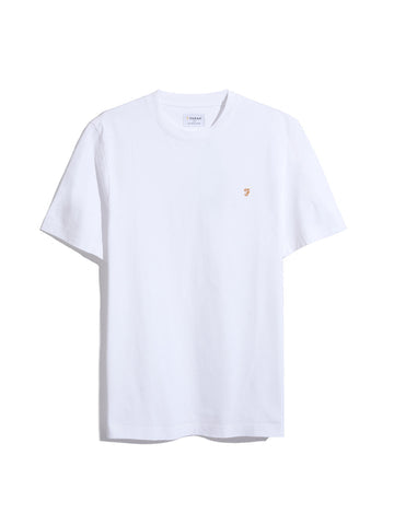 Danny Regular Fit Organic Cotton T-Shirt In White