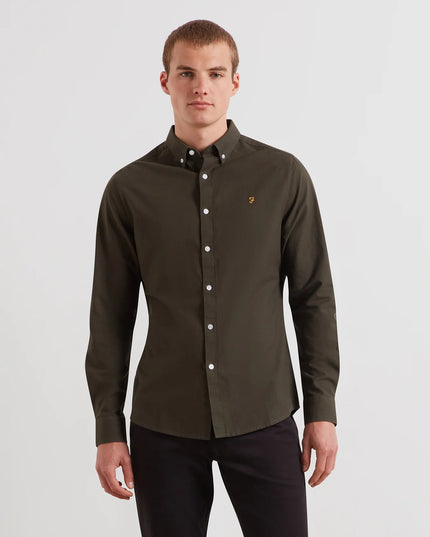 Brewer Slim Fit Oxford Shirt - Rosemary