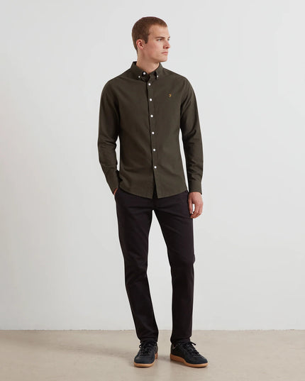 Brewer Slim Fit Oxford Shirt - Rosemary