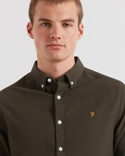 Brewer Slim Fit Oxford Shirt - Rosemary