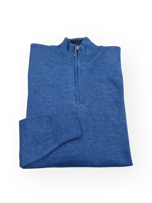 TP053K 1/4 Zip - Blue