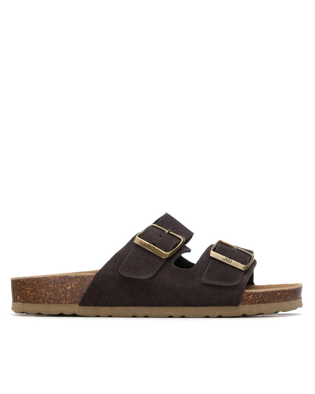 XTI 145075 Suedette Slide - Brown