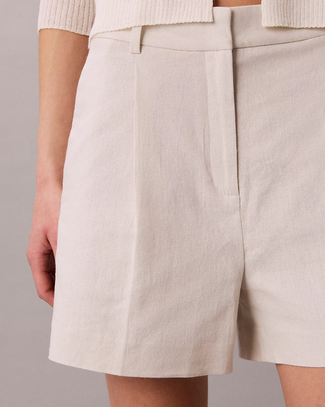 Linen Short - Chalk