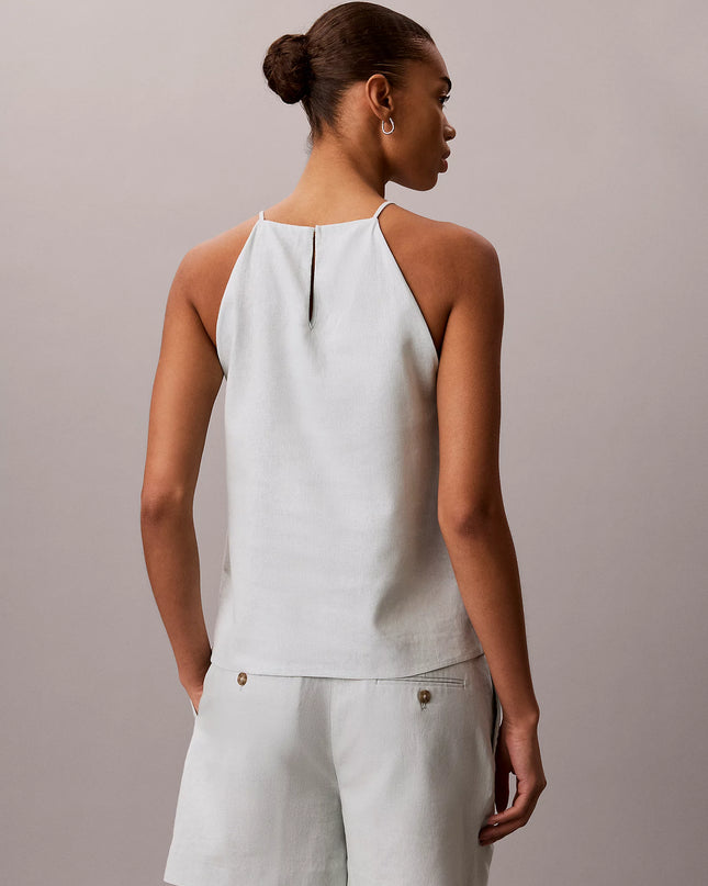 Linen Blend Cami Top - Pale Meadow