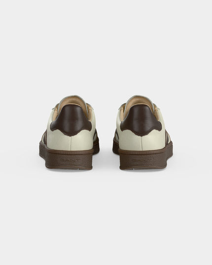 Cuzmo Leather Suede Sneakers in Putty/Desert Brown