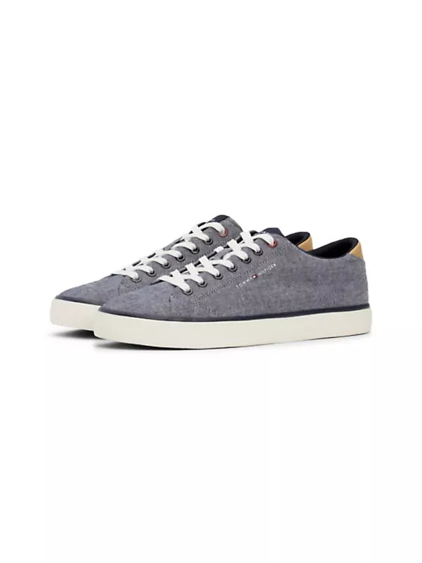 TOMMY HILFIGER TH HI VULC LOW CHAMBRAY