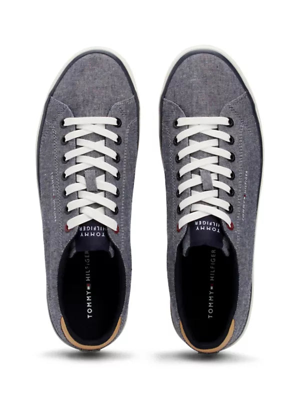 TOMMY HILFIGER TH HI VULC LOW CHAMBRAY