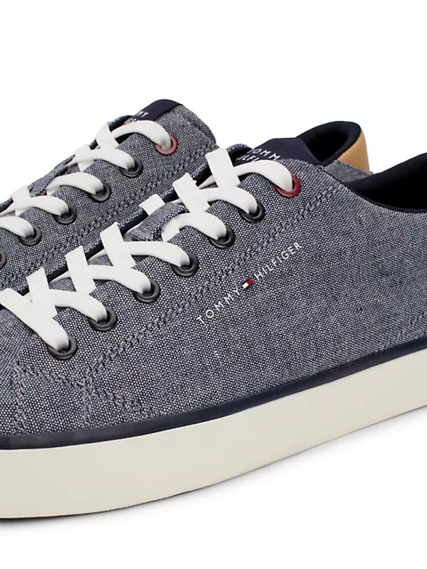 TOMMY HILFIGER TH HI VULC LOW CHAMBRAY