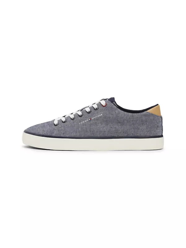 TOMMY HILFIGER TH HI VULC LOW CHAMBRAY