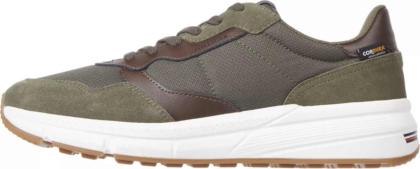 Tommy Hilfiger - Faston Cordura Mix Trainer - Army Green