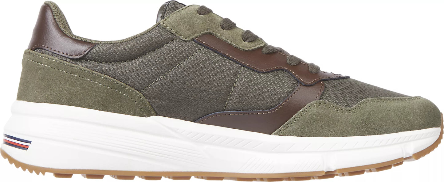 Tommy Hilfiger - Faston Cordura Mix Trainer - Army Green