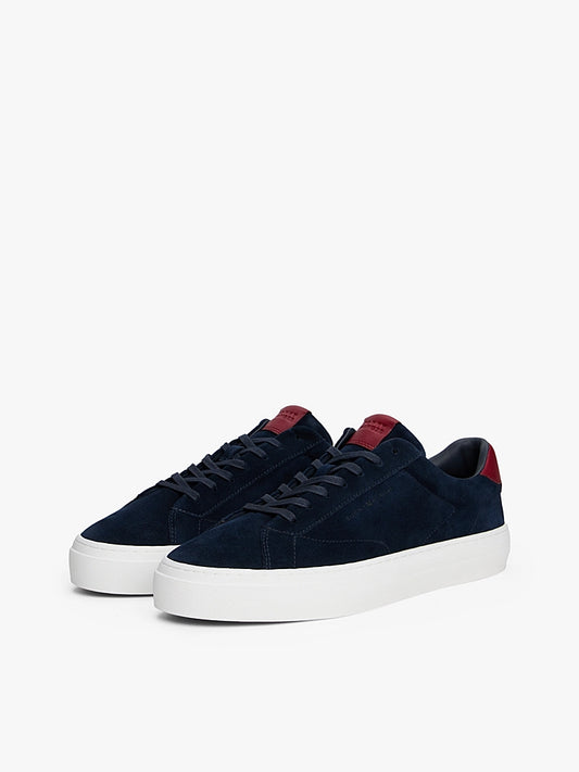 Premium Suede Cupsole Trainers - Desert Sky