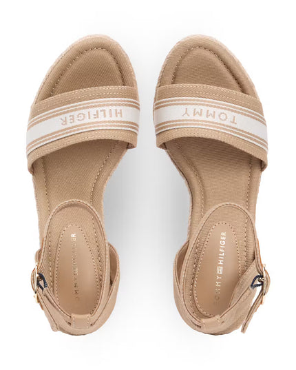 High Wedge Espad Webbing - Safari Canvas