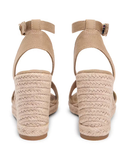 High Wedge Espad Webbing - Safari Canvas