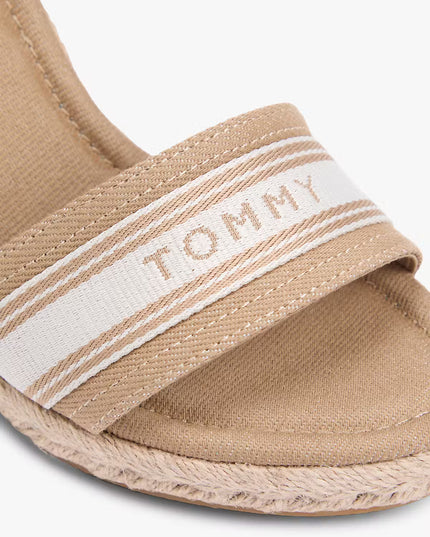 High Wedge Espad Webbing - Safari Canvas