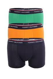 Tommy Hilfiger Classic 3 Pack Boxer Set - Desert Sky/Prim Green/Cypress Orange