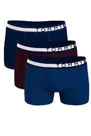 Tommy Hilfiger Classic 3 Pack Boxer Set - Desert Sky/Deep Burgundy/Indigo