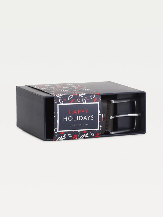 Tommy Hilfiger Happy Holidays Belt Gift Set - Brown