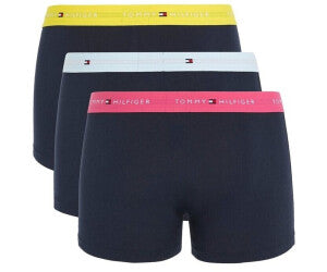 Tommy Hilfiger Signature Cotton Essentials 3 Pack Trunk Set - Hot Magenta/Luminous Blue/Vivid Yellow