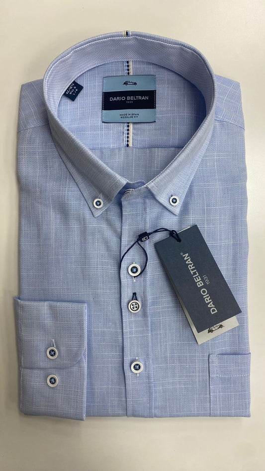 Dario Beltran Linen Style Longsleeved Shirt