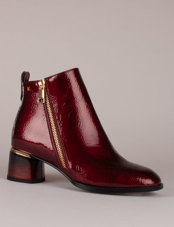 Kate Appleby - Moneyglass Boot - Damson Patent