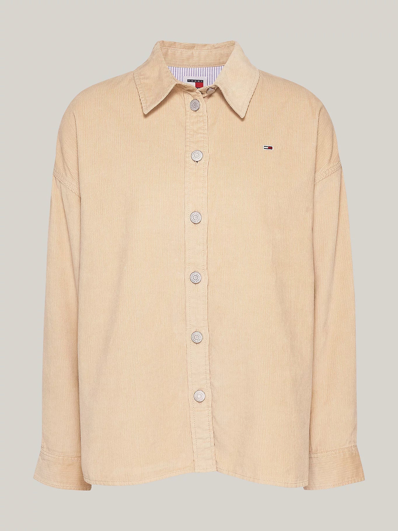 Tommy Jeans - Fine Corduroy Relaxed Overshirt - Gentle Gold