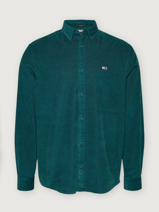 TJM Regular Corduroy Shirt - Deep Seawater