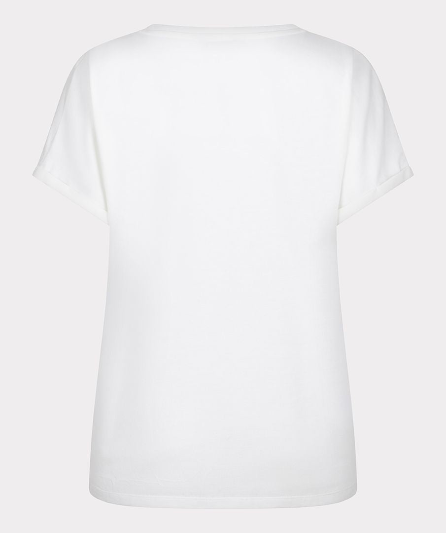 EsQualo - ‘Unique Estate’ Modal T-Shirt - Off White