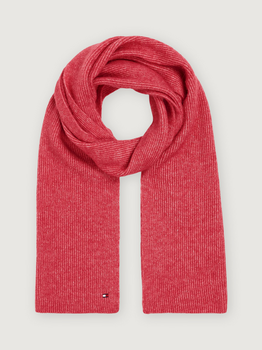 Tommy Hilfiger - Essential Flag Fuzzy Scarf - Heritage Pink