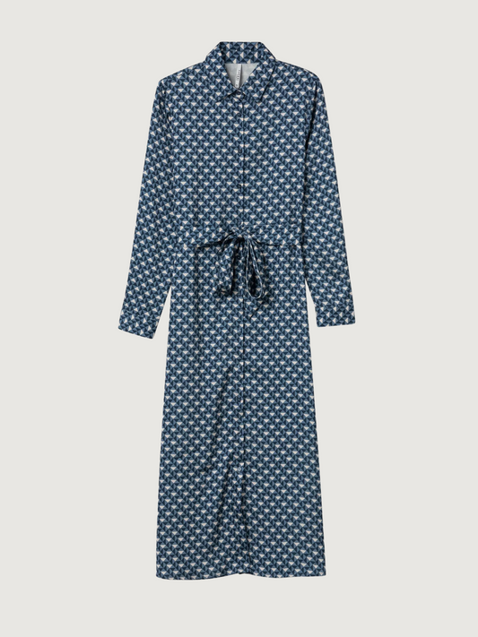 Tiffosi 'Sodade' Shirt Dress - Blue